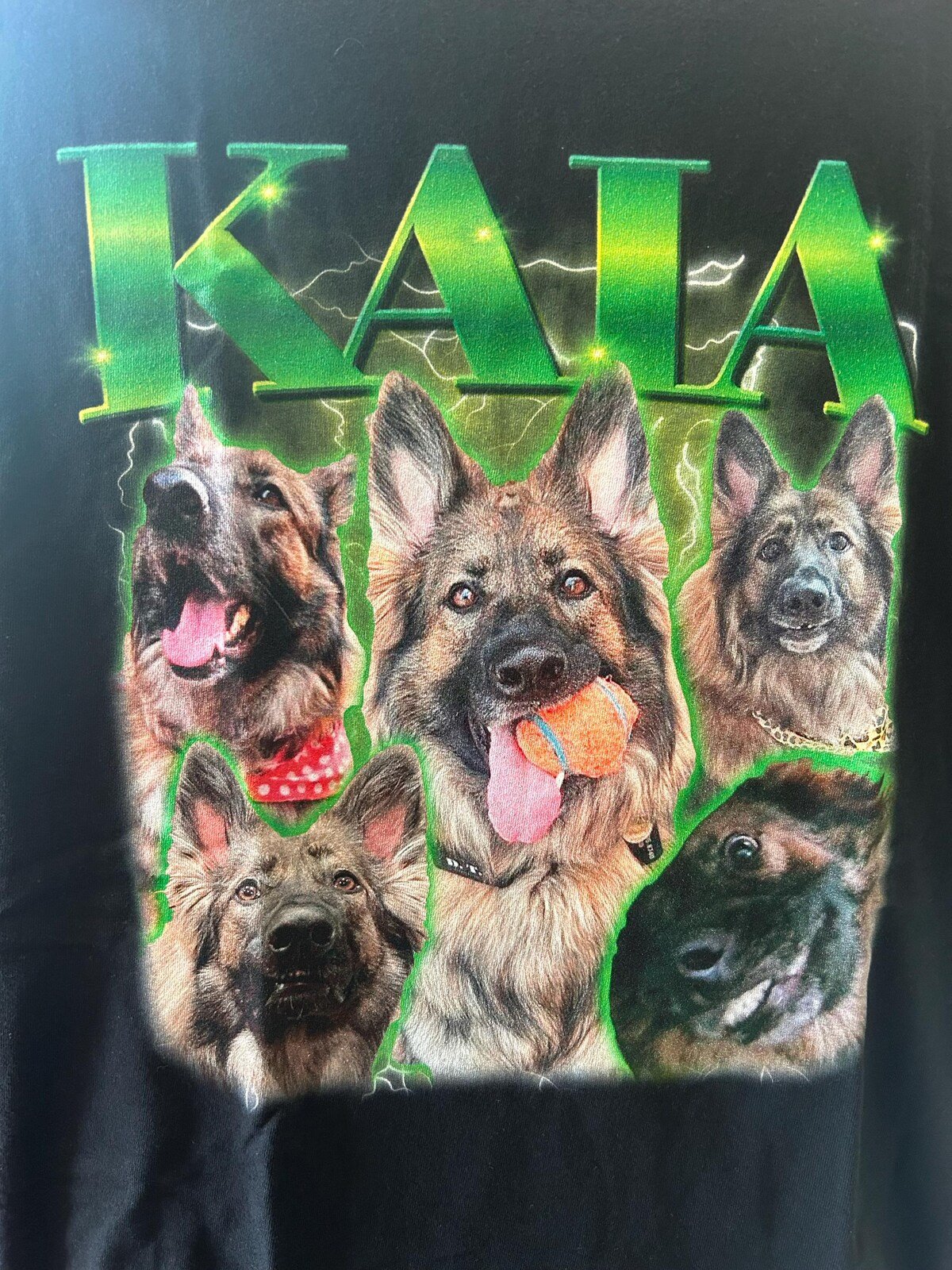 A custom bootleg shirt made by a customer