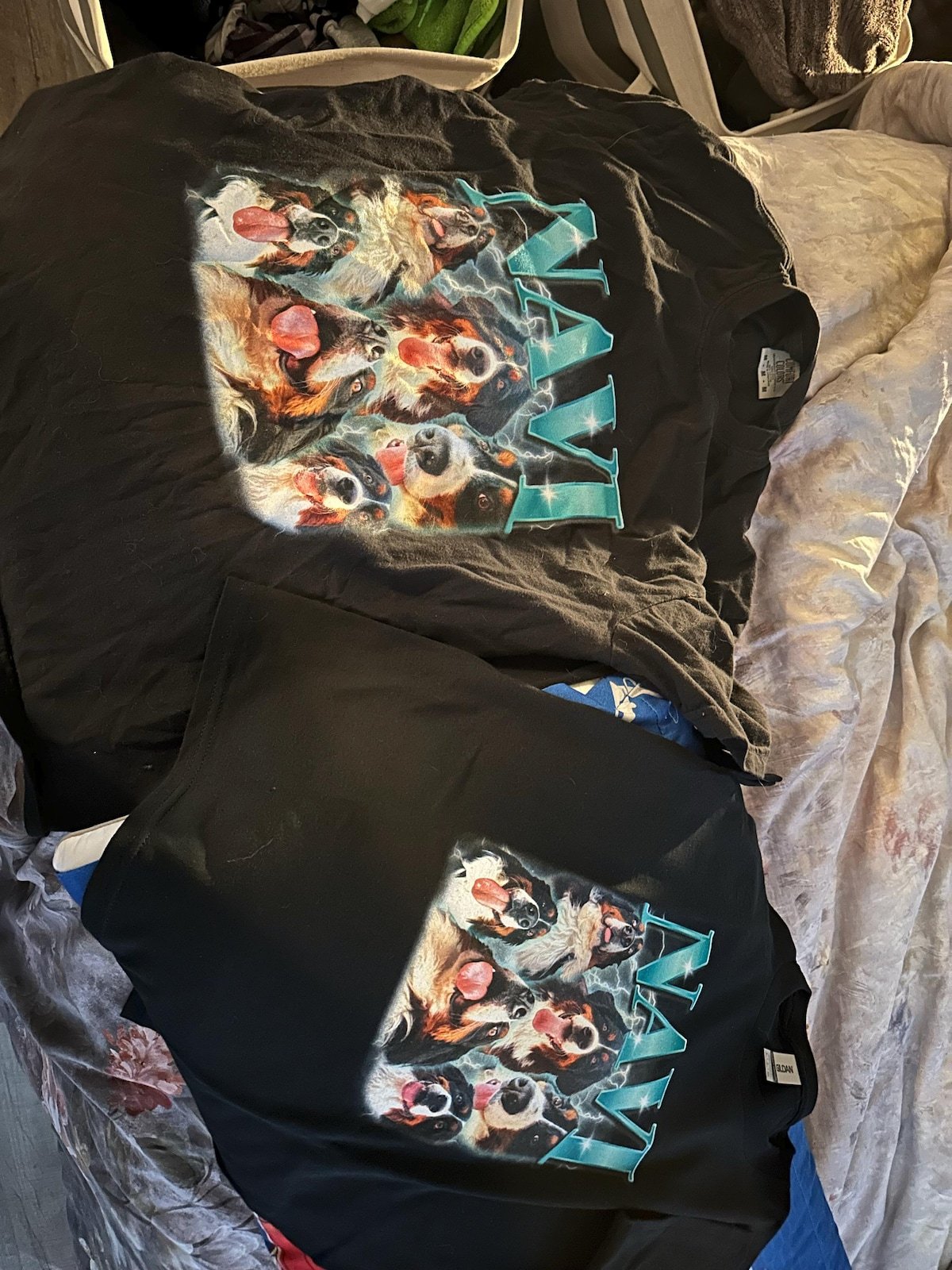 A custom bootleg shirt made by a customer