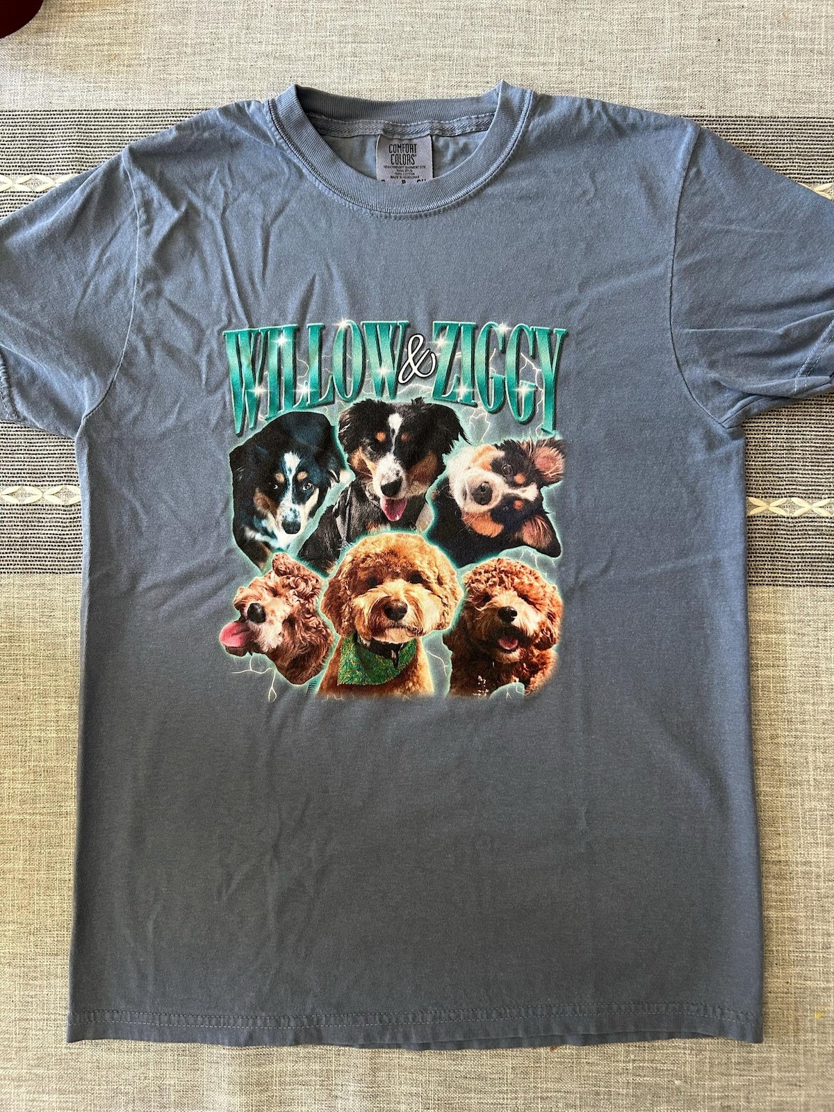 A custom bootleg shirt made by a customer