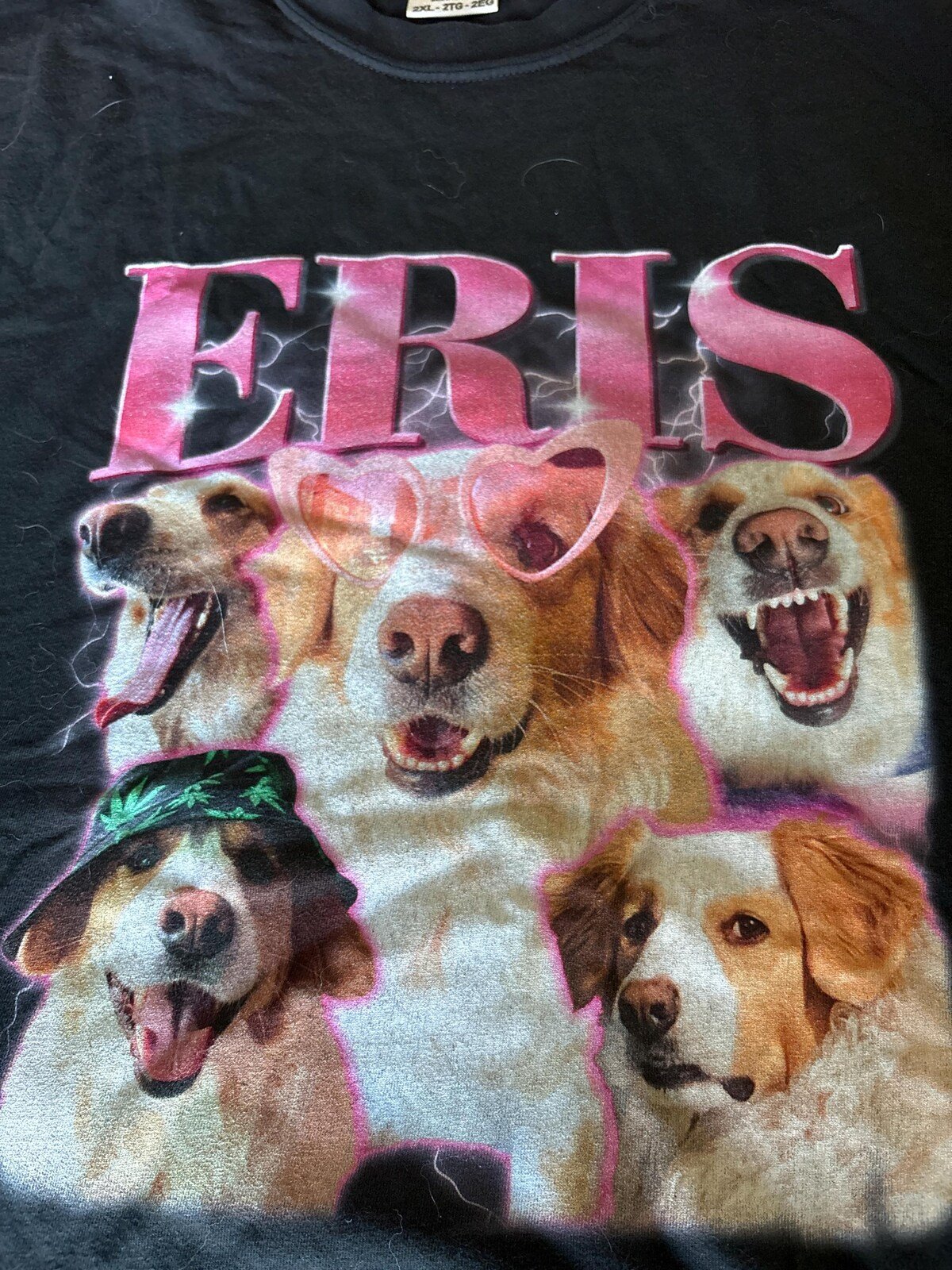 A custom bootleg shirt made by a customer