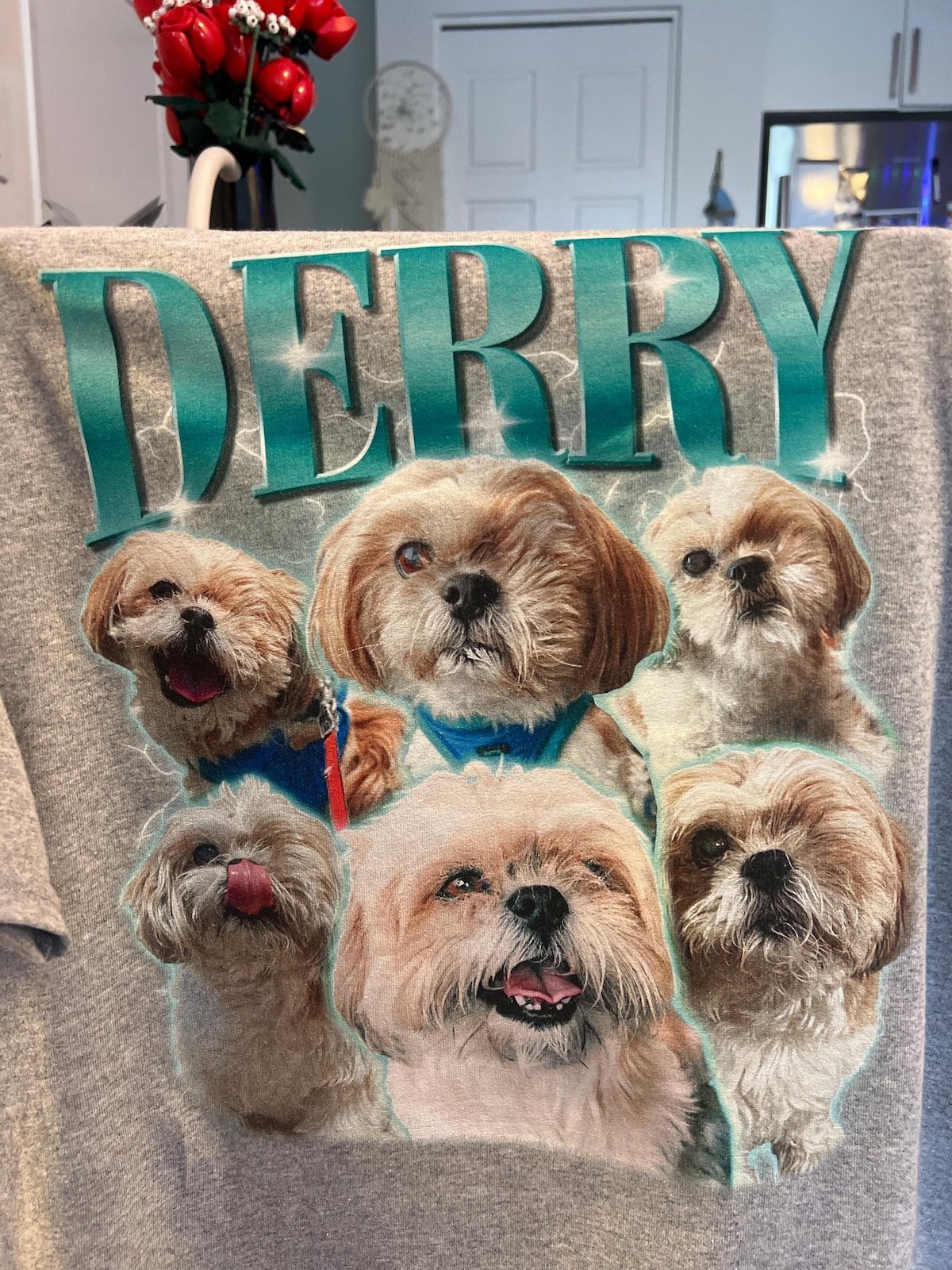 A custom bootleg shirt made by a customer