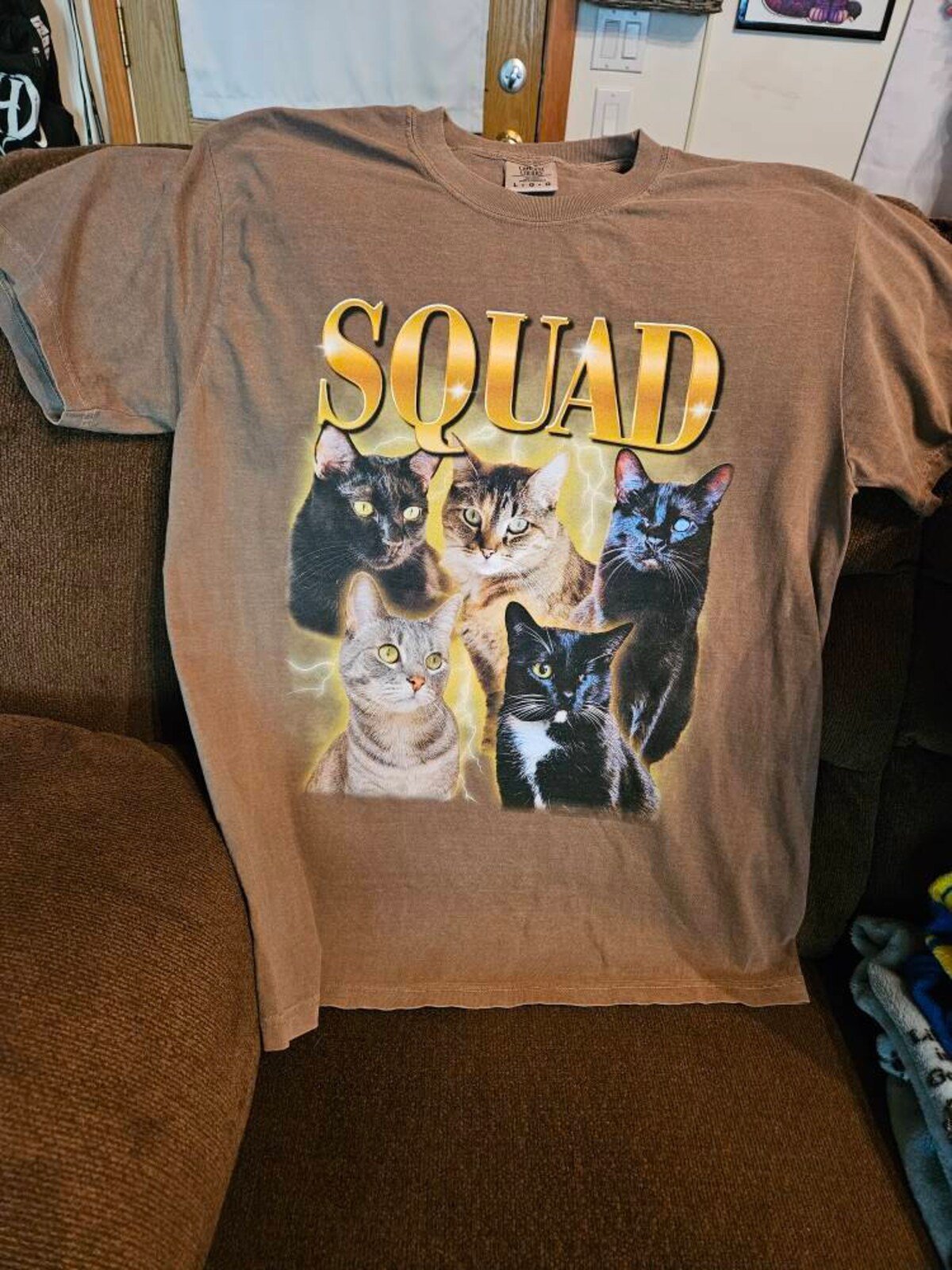 A custom bootleg shirt made by a customer